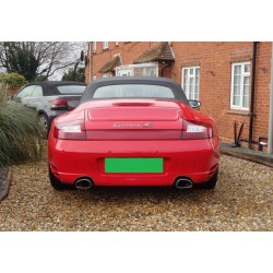 LED-Rückleuchten Rot Klarglas Porsche 966 Turbo 2