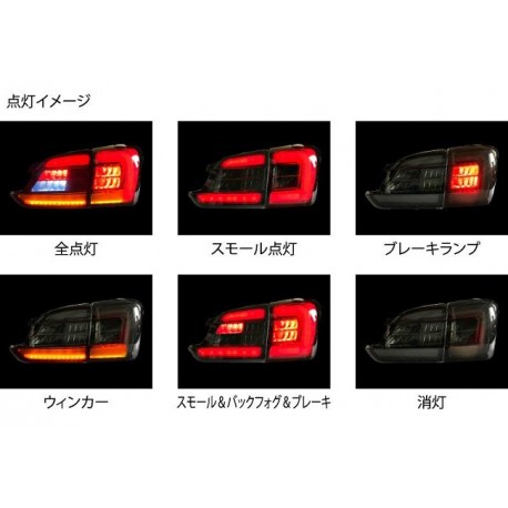 LED Rückleuchten Schwarz Smoke Subaru Levorg