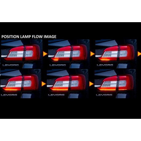 LED Rückleuchten Schwarz Smoke Subaru Levorg