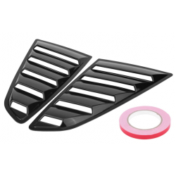 Seitenfenster Lamellen Schwarz ABS Ford Mustang 2014- 2