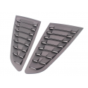 Seitenfenster Lamellen Schwarz ABS Ford Mustang 2014-