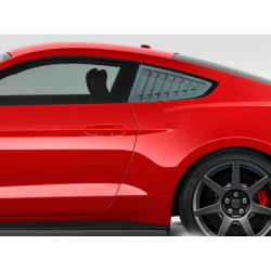 Seitenfenster Lamellen Schwarz ABS Ford Mustang 2014- 2