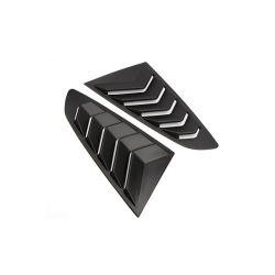 Seitenfenster Lamellen Schwarz Matt ABS Ford Mustang 2014-