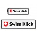 Swissklick Nummernschildhalter Langformat Carbon Look