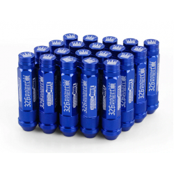326Power Lug Nuts Radmuttern Blau M12x1.5
