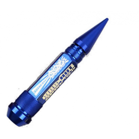 326Power Spike Lug Nuts Radmuttern Blau M12x1.5