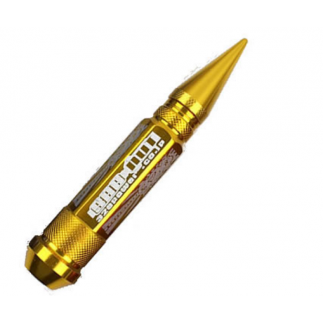 326Power Spike Lug Nuts Radmuttern Gold M12x1.5