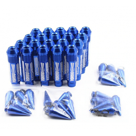 326Power Spike Lug Nuts Radmuttern Violett M12x1.25