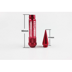 326Power Spike Lug Nuts Radmuttern Violett M12x1.25 2