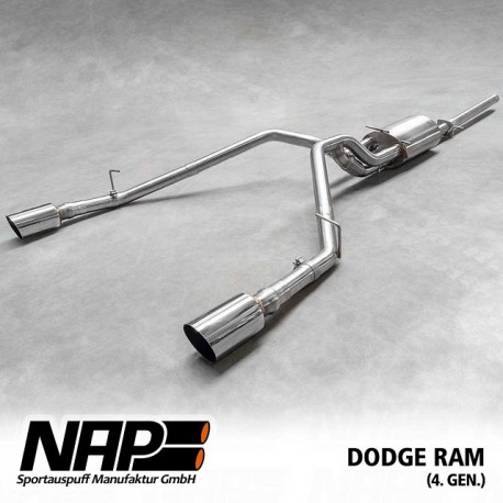 NAP Klappenauspuff-Anlage Dodge RAM 1500 4.Gen inkl. CH-Genehmigung