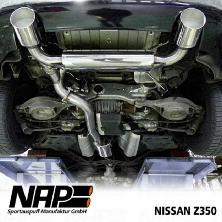 NAP Klappenauspuff-Anlage Nissan 350Z + Roadster