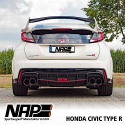 NAP Klappenauspuff-Anlage Honda Civic IX 2.0 i-VTEC (Type R) 2