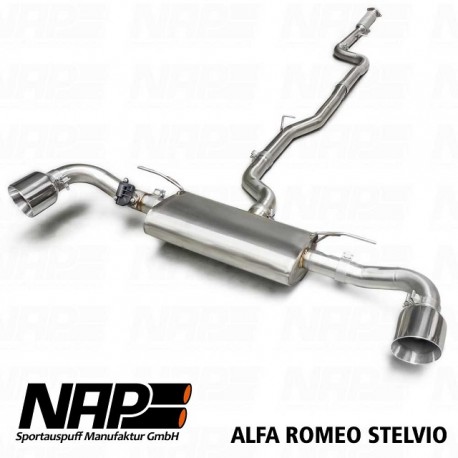 NAP Klappenauspuff-Anlage Alfa Romeo Stelvio