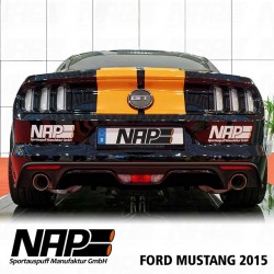 NAP Klappenauspuff-Anlage Ford Mustang 2015 5.0 V8 X-Pipe 2