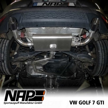 NAP Klappenauspuff-Anlage VW Golf 7 GTI