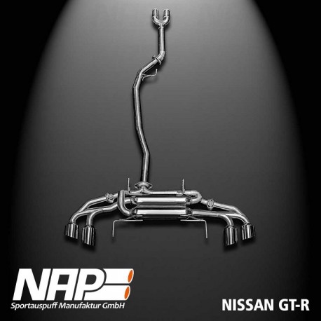 NAP Klappenauspuff-Anlage Nissan GT-R R35