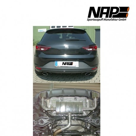 NAP Klappenauspuff-Anlage Seat Leon III Cupra (5F)