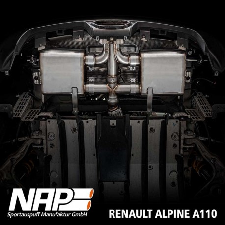 NAP Klappenauspuff-Anlage Renault Alpine A110 (2017)