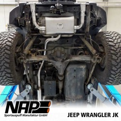 NAP Klappenauspuff-Anlage Jeep Wrangler JK (3-Türer)