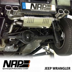 NAP Klappenauspuff-Anlage Jeep Wrangler JK (5-Türer) inkl. CH-Genehmigung