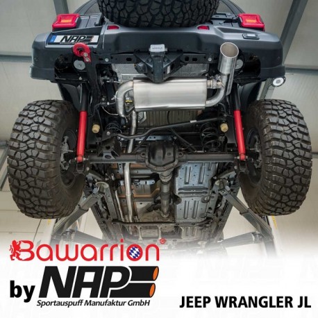 NAP Klappenauspuff-Anlage Jeep Wrangler JL