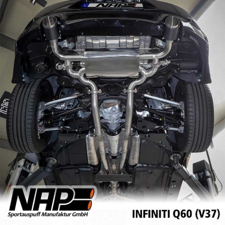 NAP Klappenauspuff-Anlage Infiniti Q60S (V37)
