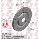 Zimmermann Sportbremsscheiben gelocht Audi S4 B8 HA Hinten inkl. CH-Genehmigung