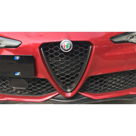Kühlergrill-Einsatz Carbon Alfa Romeo Giulia Sport 2017