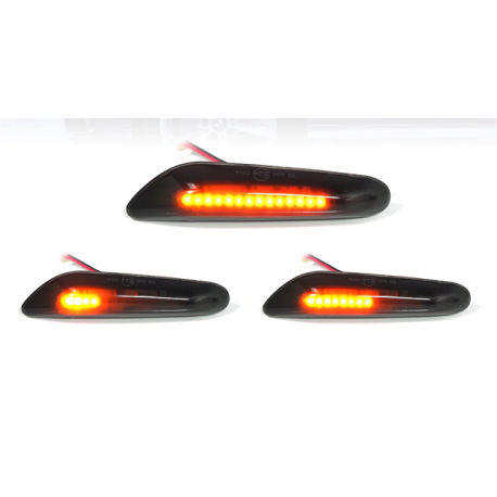 LED Seitenblinker sequentiell schwarz smoke BMW 5er E60/E61