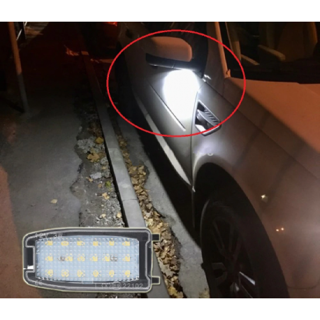 LED Spiegel-Umfeldbeleuchtung Range Rover Sport 07-13 inkl. E-Prüfzeichen