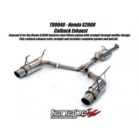 TANABE Concept G Auspuffanlage Honda S2000 inkl. CH-Gutachten