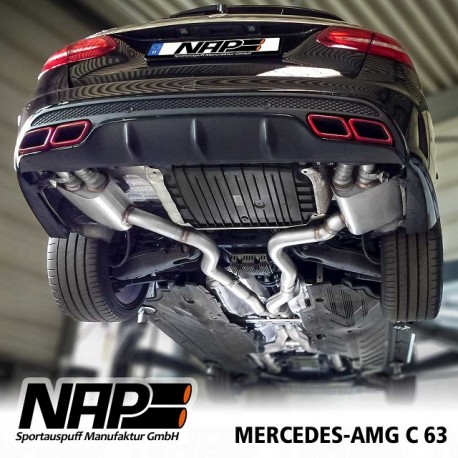 NAP Klappenauspuff-Anlage Mercedes Benza C63 AMG S205