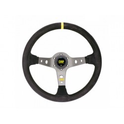 Lenkrad OMP Corsica Wildleder Titanfarben Eloxiert