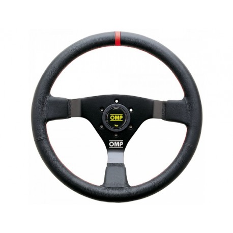 OMP Sport Lenkrad WRC Glattleder Schwarz Eloxiert