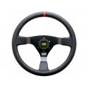 OMP Sport Lenkrad WRC Glattleder Schwarz Eloxiert