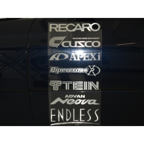 Aufklebersets Sticker Sponsoren