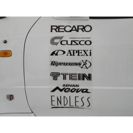 Aufklebersets Sticker Sponsoren