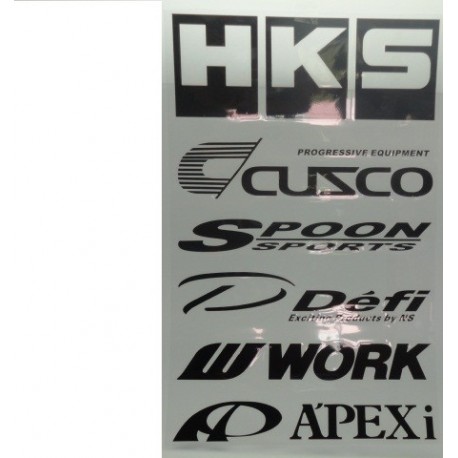 Aufklebersets Sticker Sponsoren