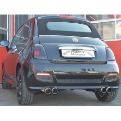 Friedrich Endschalldämpfer Fiat 500 C Cabrio JTD / 16V