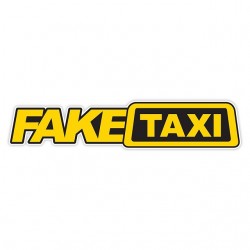 FAKE TAXI Logo Aufkleber Transparent