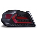 LED Rückleuchten V2 Schwarz Subaru WRX STI 2014+