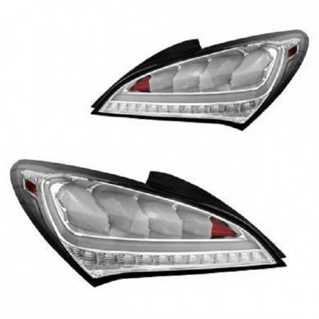 Light Tube LED Rückleuchten Chrom Hyundai Genesis 09+
