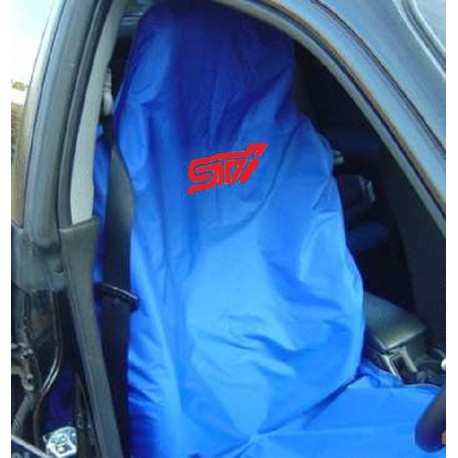 Subaru Sitz-Schonbezug STI Blau/Weiss
