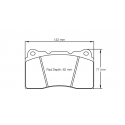 PAGID 2487 Bremsbeläge Subaru Impreza STI 03-16