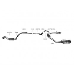 Bastuck Auspuffanlage Honda Civic Type-R FK2 2