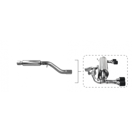 Bastuck Duplex Auspuffanlage ab OPF BMW M240i