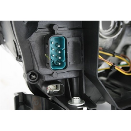 In.pro Angel Eyes Scheinwerfer Klar/schwarz Für VW Polo 9N 6N – Set Inkl. Beleuchtung