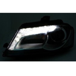 LED Tagfahrlicht Scheinwerfer Audi A3 8P Facelift 2