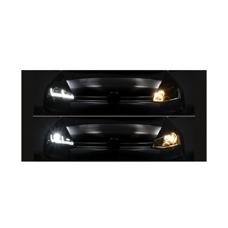 Vw Golf 7 Led Scheinwerfer Nachrüsten FULL LED Tagfahrlich Scheinwerfer Dynamic VW Golf 7 mit E-Prüfzeichen