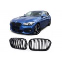 BMW 1er 15- Sportgrill Nieren Set Doppelspeiche Carbon